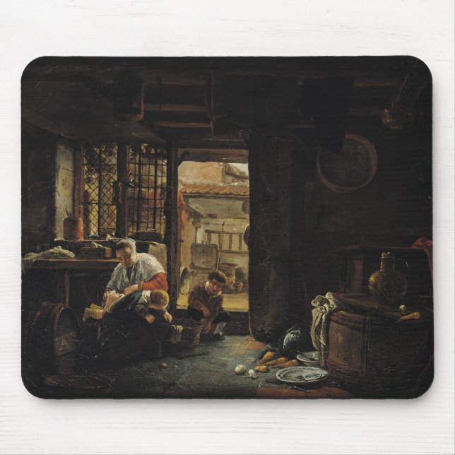 Tapis De Souris Intérieur rustique (Devant)