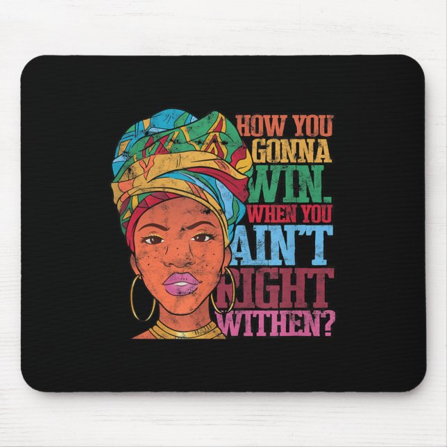 Tapis De Souris Intérieur - Victoire - Vérité Uni-adultes - Noir - (Devant)