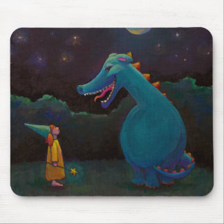 Tapis De Souris Intitulé : Alice - magicien de dragon et de