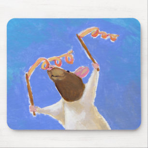 Tapis De Souris Intitulé : Gymnastique rythmique - art heureux d