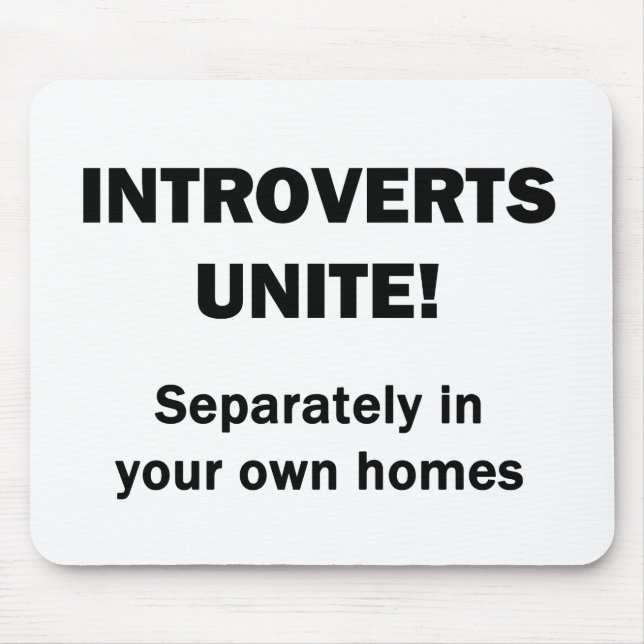 Tapis De Souris Introverceaux Unite ! (Devant)