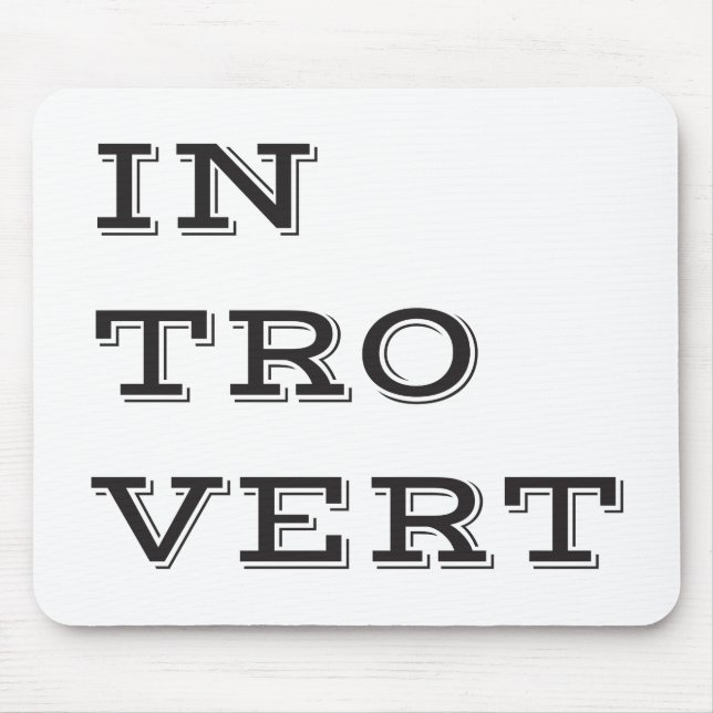 Tapis De Souris Introvert Mousepad (Devant)
