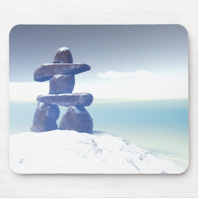Tapis De Souris Inukshuk Mousepad (Devant)