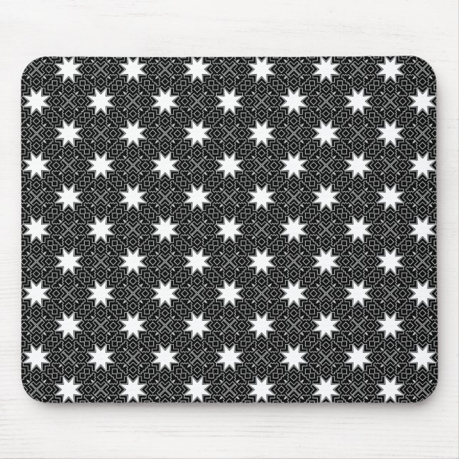 Tapis De Souris INV géométrique étoile (Devant)
