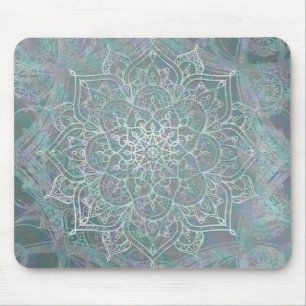 Tapis De Souris Iridescent Shtoujours Mandala Boho Chic
