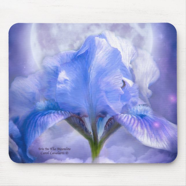 Tapis De Souris Iris dans le Moonlite Mousepad (Devant)