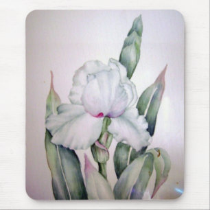 Tapis De Souris Iris d'aquarelle