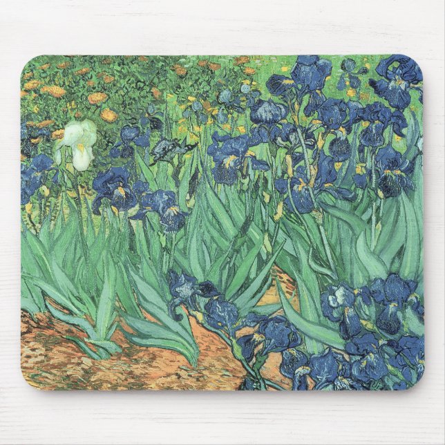 Tapis De Souris Iris de Vincent van Gogh |, 1889 (Devant)