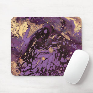 Tapis De Souris iris encre dorée tourbillon :