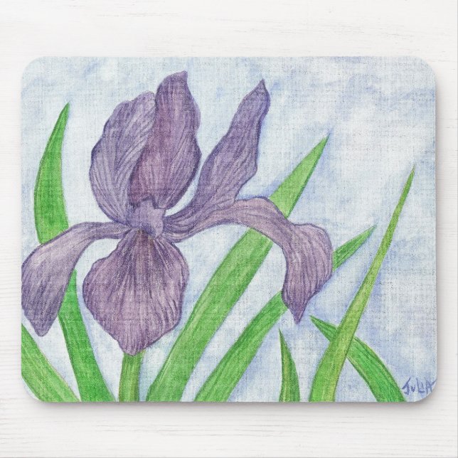 Tapis de souris Iris Violet (Devant)