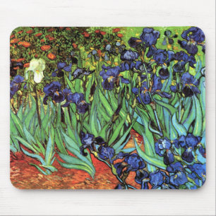 Tapis De Souris Irises par Van Gogh Art