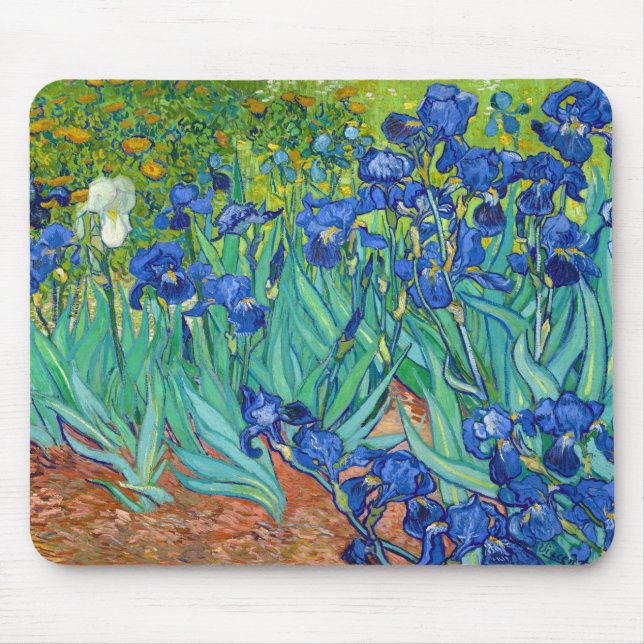 Tapis De Souris Irises, Vincent van Gogh (Devant)