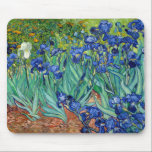 Tapis De Souris Irises Vincent van Gogh Peinture Mousepad<br><div class="desc">Vincent van Gogh (Dutch, 1853 - 1890) Irises, 1889, Oil on canvas Unframed: 74.3 x 94.3 cm (29 1/4 x 37 1/8 in.) Framed: 94.9 x 114.9 x 11.4 cm (37 3/8 x 45 1/4 x 4 1/2 in.) Le J. Paul Getty Museum de Los Angeles. Image numérique courtesy of...</div>
