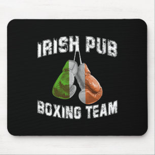 Tapis De Souris Irish Boxing Funny Irlande Drapeau - Irish Pub