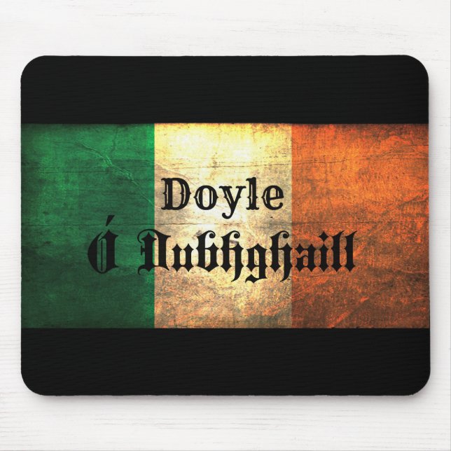 Tapis De Souris Irish Doyle Nom de famille (Devant)