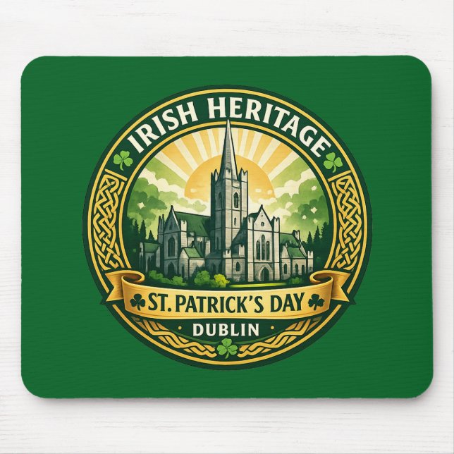 Tapis De Souris Irish Heritage - Dublin (Devant)