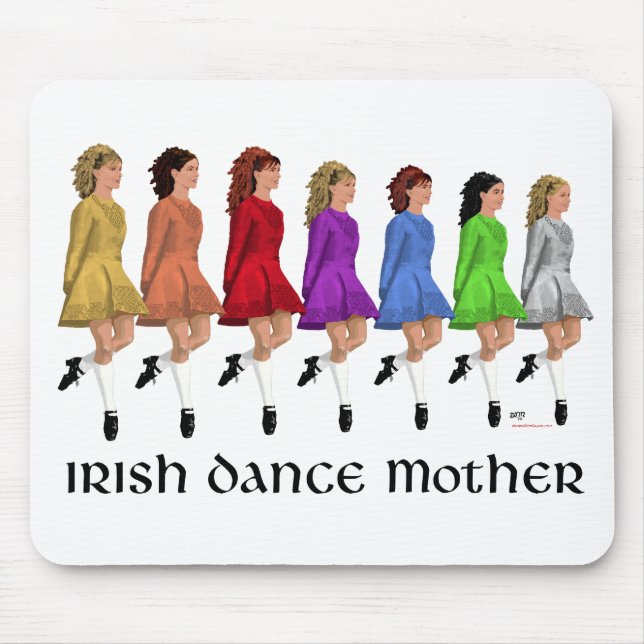 Tapis De Souris Irish Step Dance Mother - Rainbow Line (Devant)