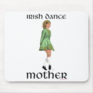 Tapis De Souris Irish Step Dance Mother - Vert