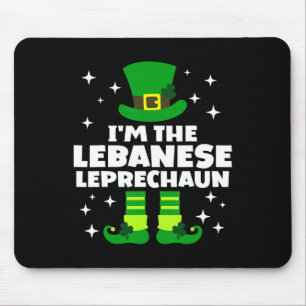 Tapis De Souris Irlandais drôle Leprechaun Jour de la Saint Patric