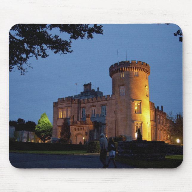 Tapis De Souris Irlande, le château de Dromoland éclairé au crépus (Devant)