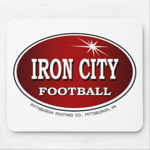 Tapis De Souris IRON CITY FOOTBALL Pittsburgh Style ~ Mousepad