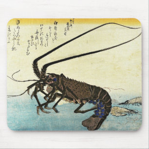 Tapis De Souris Iseebi & Ebi - Poisson des oiseaux (homard épineux