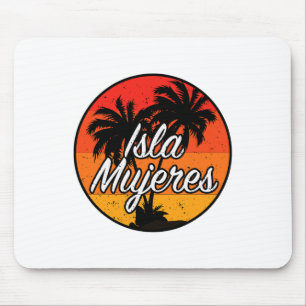 Tapis De Souris Isla Mujeres Vacances Voyage Souvenir Cadeau