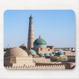 Tapis De Souris Islam Khodja Minaret et mosquée - Khiva, Ouzbékist