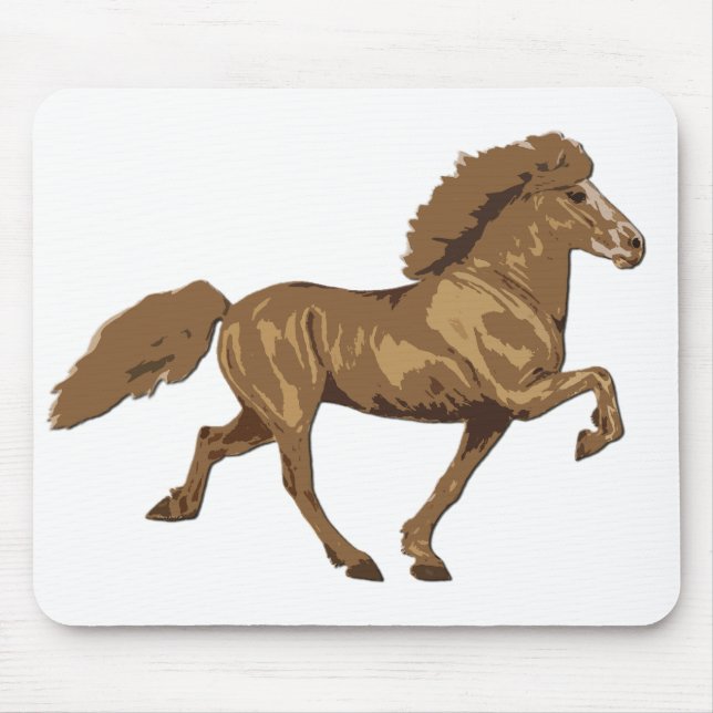 Tapis De Souris islandais vintage des années 1930 (Devant)