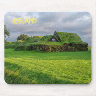 Tapis De Souris Islande - Maison verte
