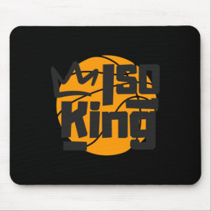 Tapis De Souris Isolement du basket-ball King One Man Show