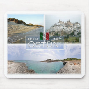 Tapis De Souris IT Italie - Pouilles - Ostuni -