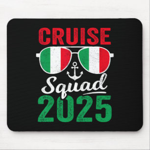 Tapis De Souris Italie Croisière Escadron 2025 Vacances d'été F