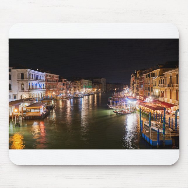 Tapis De Souris Italie - Grand Canal Venise par nuit (Devant)