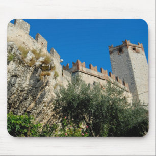 Tapis De Souris Italie, Malcesine, Lac de Garde, Château Scaliger