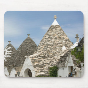 Tapis De Souris Italie, Pouilles, Alberobello, Terre des Trulli,