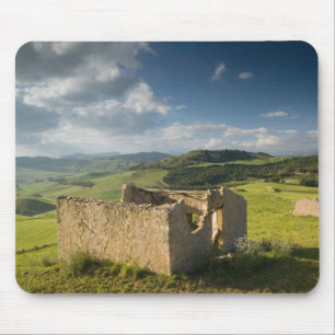 Tapis De Souris Italie, Sicile, Enna, Pergusa, vieille ferme