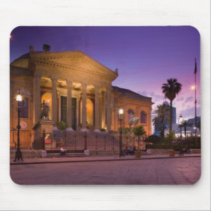 Tapis De Souris Italie, Sicile, Palerme, Opéra de Teatro Massimo