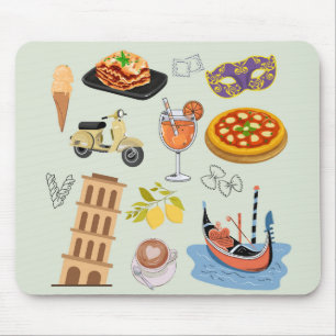 Tapis De Souris Italie Vacances parfaites