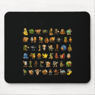 Tapis De Souris Italien Brainrot Gen-z Mème Drôle Cerveau Rot Chri