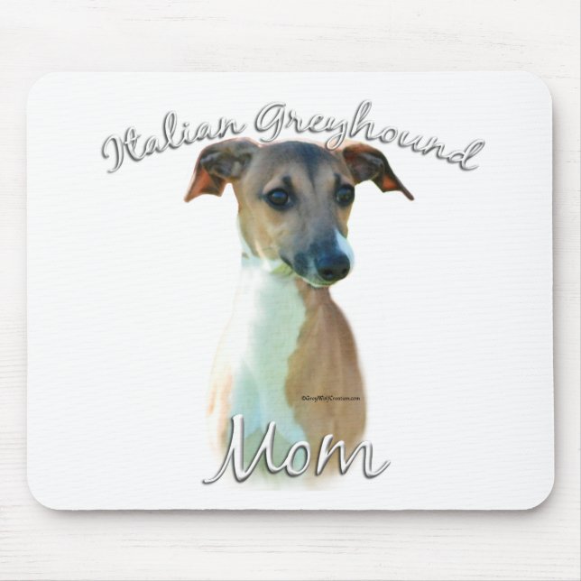 Tapis De Souris Italien Greyhound Maman 2 (Devant)