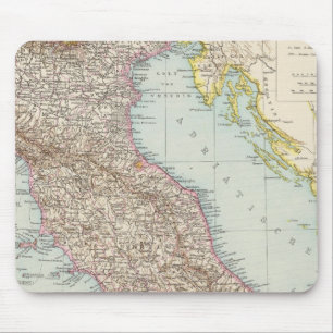 Tapis De Souris Italien nordliche Halfte, carte de l'Italie du Nor