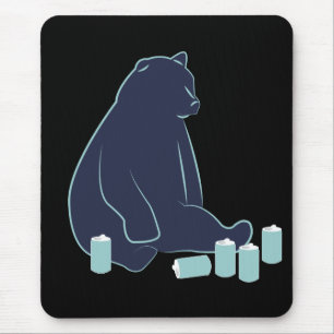 Tapis de souris ivre d'ours