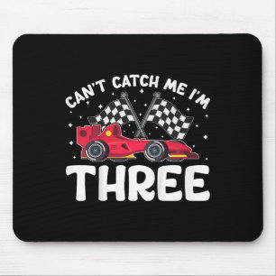 Tapis De Souris J’ai 3 ans, Enfants 3e anniversaire Red Racing