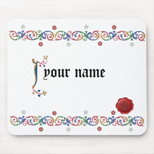 Tapis De Souris J Mouspad médiéval (Devant)