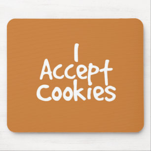 Tapis De Souris J'Accepte Les Cookies