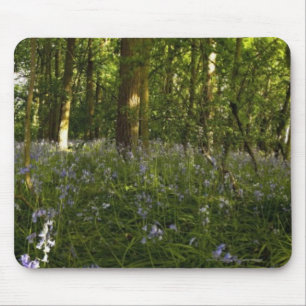 Tapis De Souris Jacinthes des bois dans une forêt