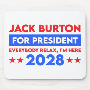 Tapis De Souris Jack Burton Pour Président 2028