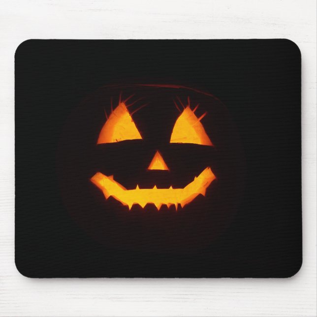 Tapis De Souris Jack-o'-lantern éclairé (Devant)