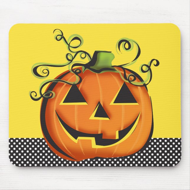 Tapis De Souris Jack-o'-lantern Mousepad (Devant)